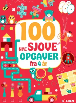 Clearance Forlaget Bolden 100 nye sjove opgaver - Fra 4 år