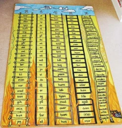 Discount Time2Learn 120 ords-tæppe, dansk