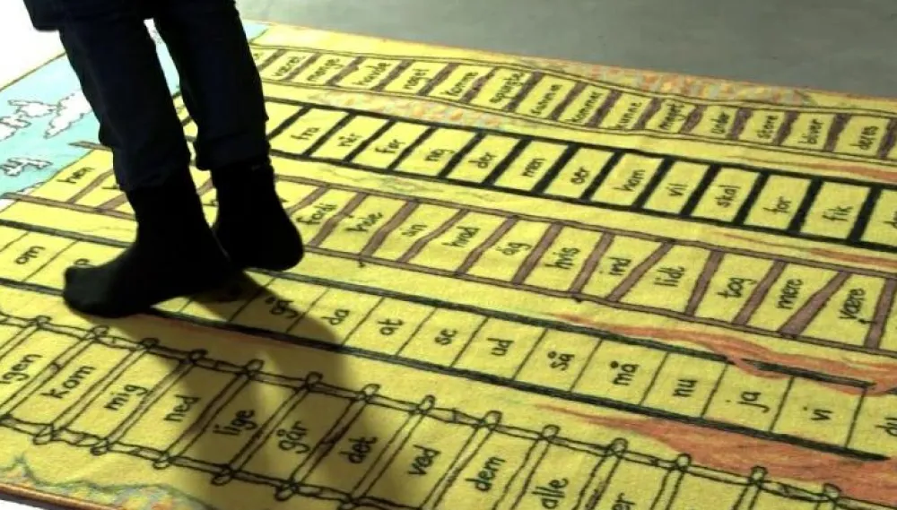 Discount Time2Learn 120 ords-tæppe, dansk