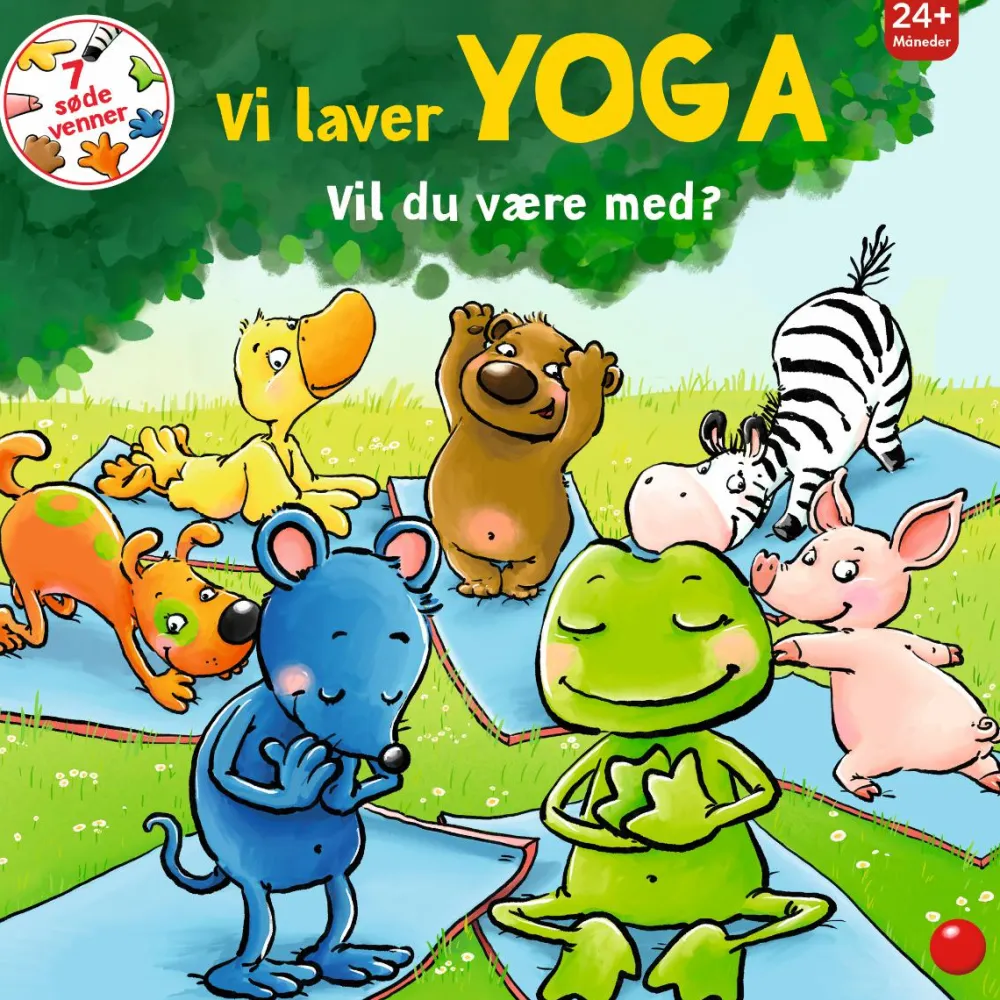 Outlet Forlaget Bolden 7 søde venner: Vi laver yoga