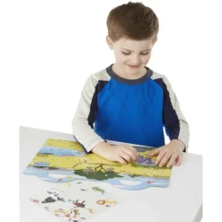 Hot Melissa & Doug Aktivitetsbog med klistermærker - Safari