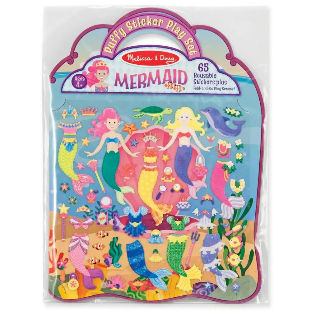 Melissa & Doug Aktivitetsbog med klistermærker - Havfruer