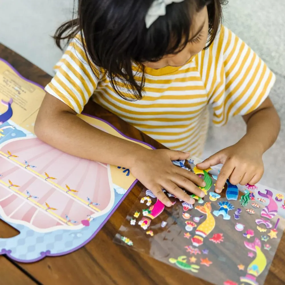 Melissa & Doug Aktivitetsbog med klistermærker - Havfruer