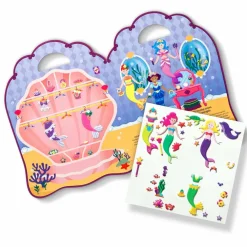 Melissa & Doug Aktivitetsbog med klistermærker - Havfruer