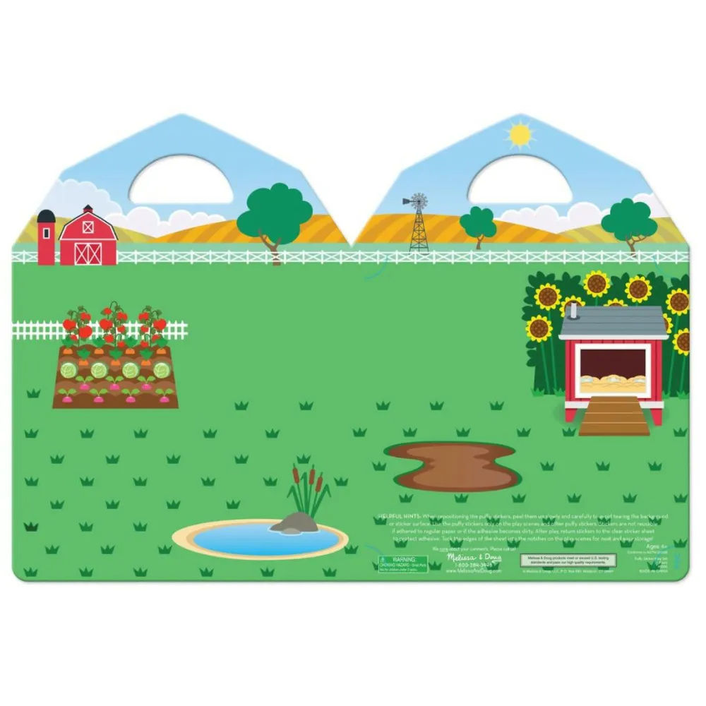 Hot Melissa & Doug Aktivitetsbog med klistermærker - Bondegården