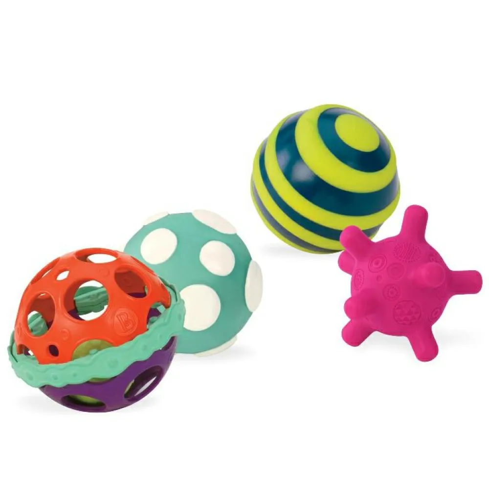 Hot B. Toys Aktivitetsbolde - Ball-a-Balloos, 4 stk