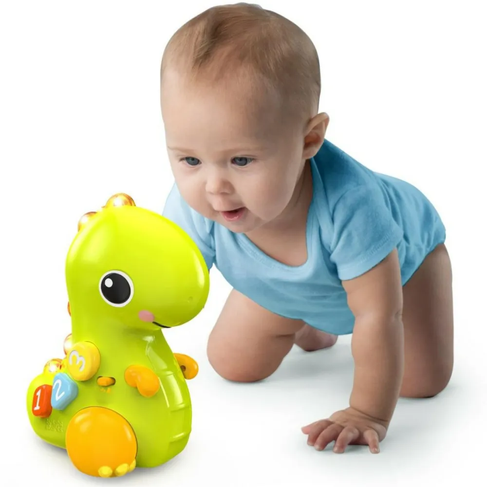 Outlet Bright Starts Aktivitetsdinosaur med lyd og lys