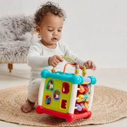 Hot Scandinavian Baby Products Aktivitetskube med musik og bluetooth-funktion