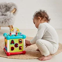 Hot Scandinavian Baby Products Aktivitetskube med musik og bluetooth-funktion