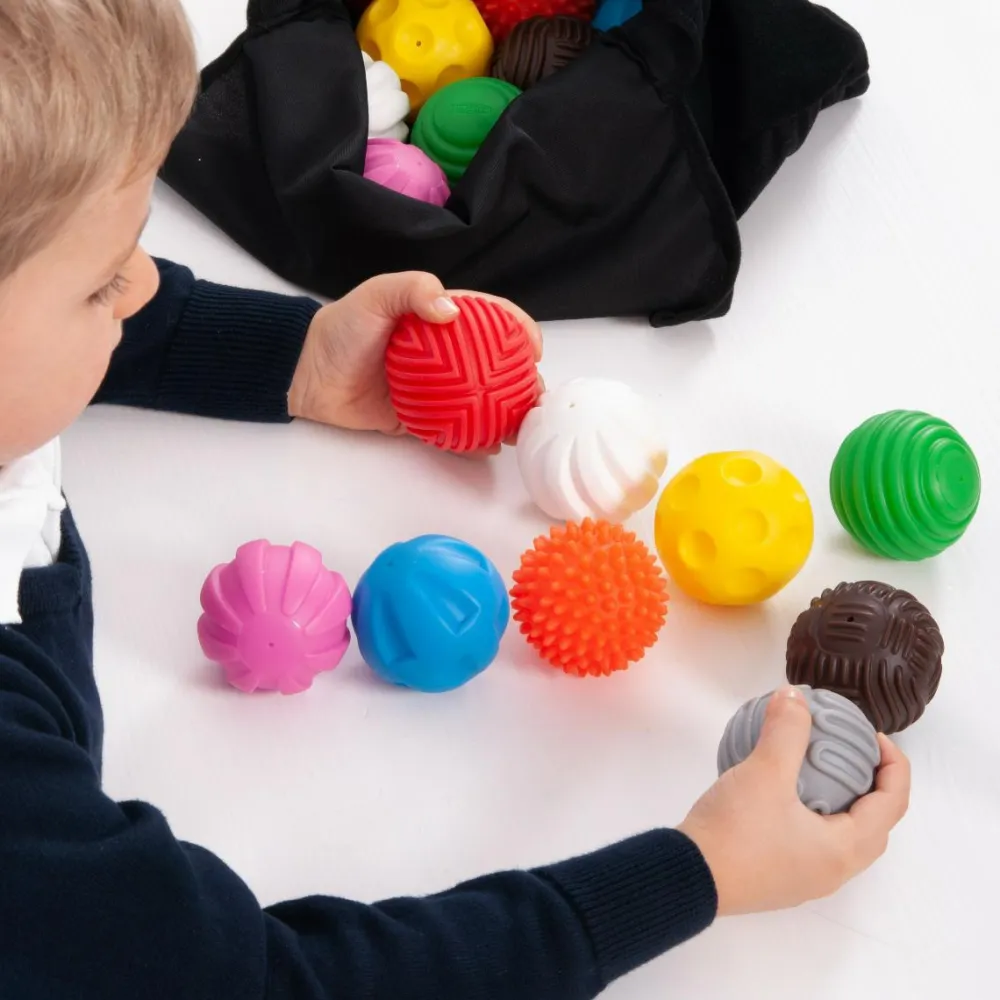 Outlet tickit® Aktivitetssæt m. sansebolde, 18 stk