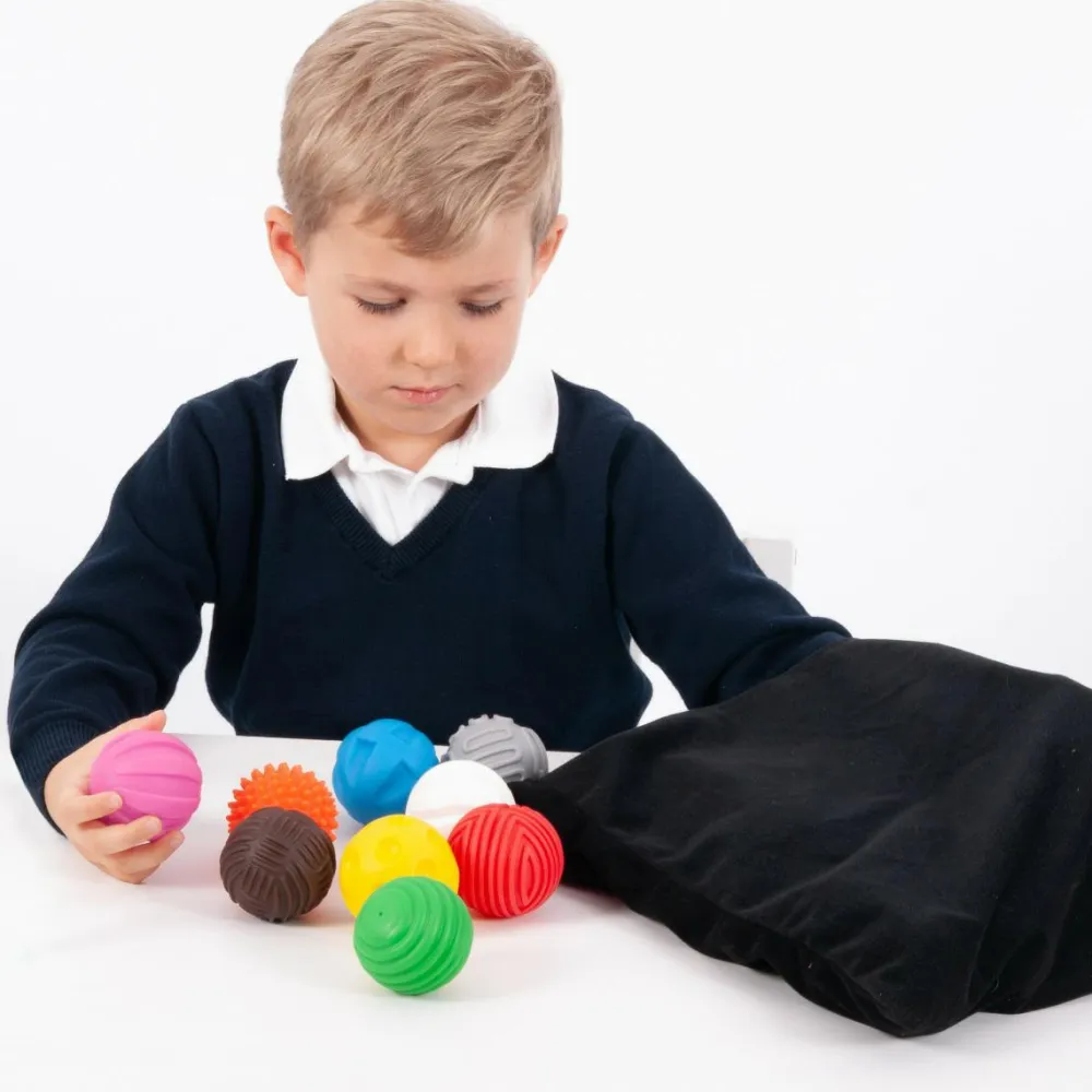 Outlet tickit® Aktivitetssæt m. sansebolde, 18 stk