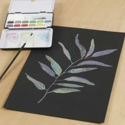 Best Creativ Company Akvarelpapir A4 / 230 gr. - Sort, 10 ark