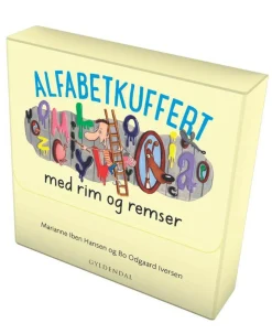 Alfabetkuffert med rim og remser