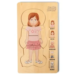 Clearance mamamemo Anatomi puslespil - Pige