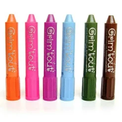 Grim'Tout Ansigtsfarve - 6 farvestifter - Adventure