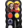 Hot Grim'Tout Ansigtsfarve - Palette m.  4 farver - Halloween