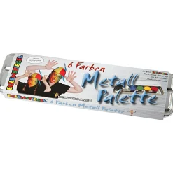 Discount Ansigtsfarve - Palette m. 6 farver, Basis