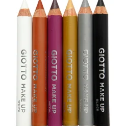 Online Ansigtsfarve - Sminkeblyanter, Metallic 6 stk