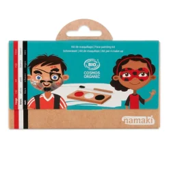 Best Ansigtsmaling m. 3 farver - Pirat & mariehøne