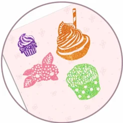 Sale Djeco Artistic Patch - Muffin