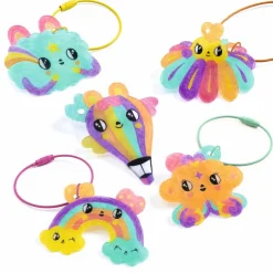 Clearance Djeco Artistic Plastic - Krympeplast nøgleringe, Kawaii
