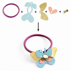 Clearance Djeco Artistic Plastic - Lav hårpynt af krympeplast