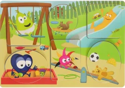 New Babblarna 2-i-1 puslespil - Legeplads