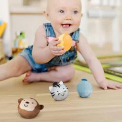 Outlet Melissa & Doug Babybold - Safarivenner, 4 stk