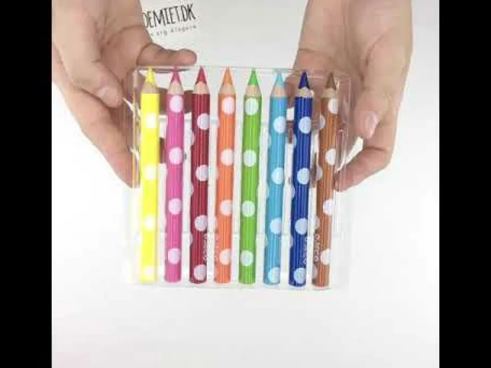 Outlet Djeco Baby-farveblyanter 8 stk. - Fra 18 mdr.