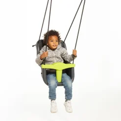 Clearance DICE Babygynge - Antracit/lime (sort reb)