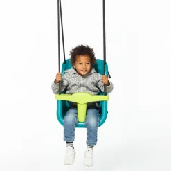 Sale DICE Babygynge - Turkis/lime (sort reb)