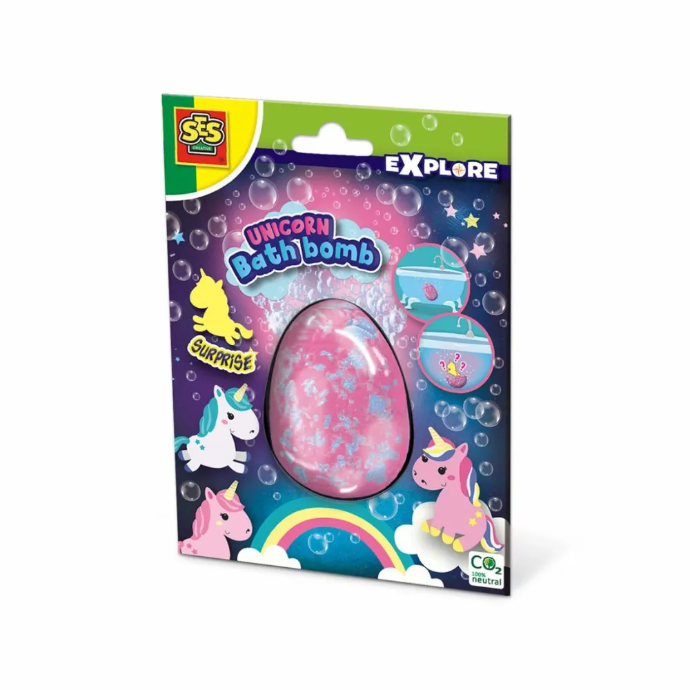 SES Creative Badesjov - Badebombe m. enhjørning