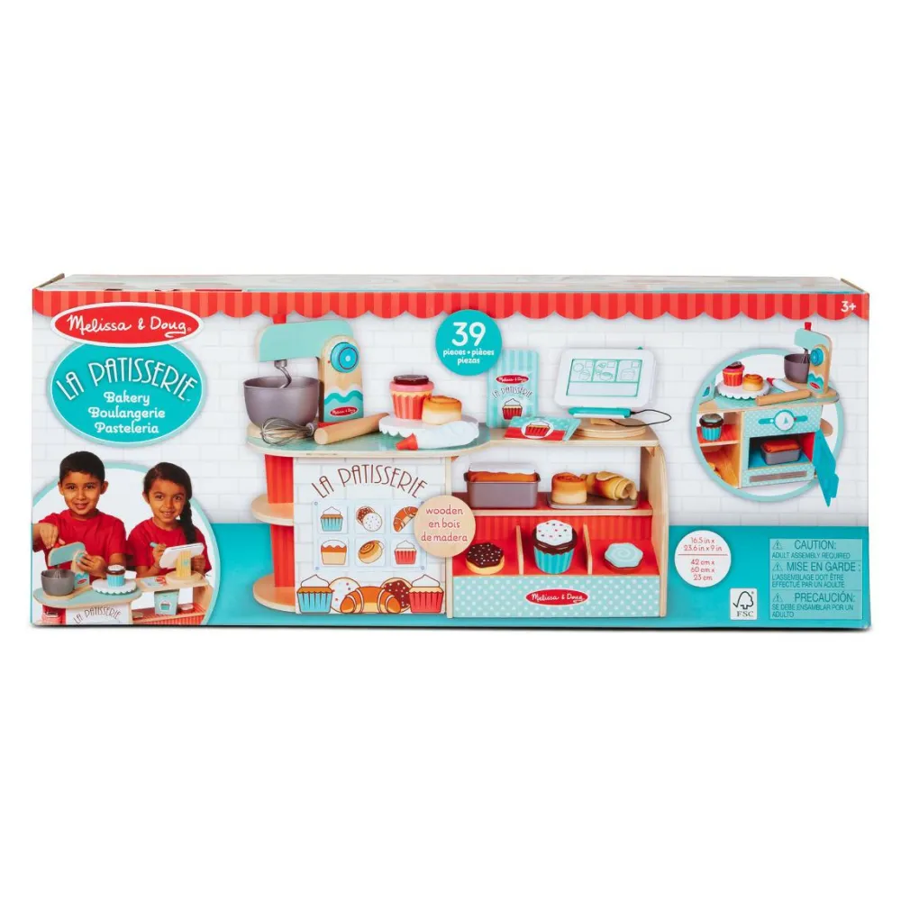 Sale Melissa & Doug Bagerbutik i træ, 39 dele