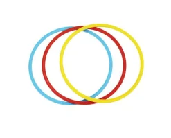 Best Gonge Balancebane tilb. - Hula Hoops 50 cm, 3 stk