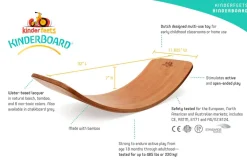Sale Kinderfeets Balancebræt Kinderboard - Bambus