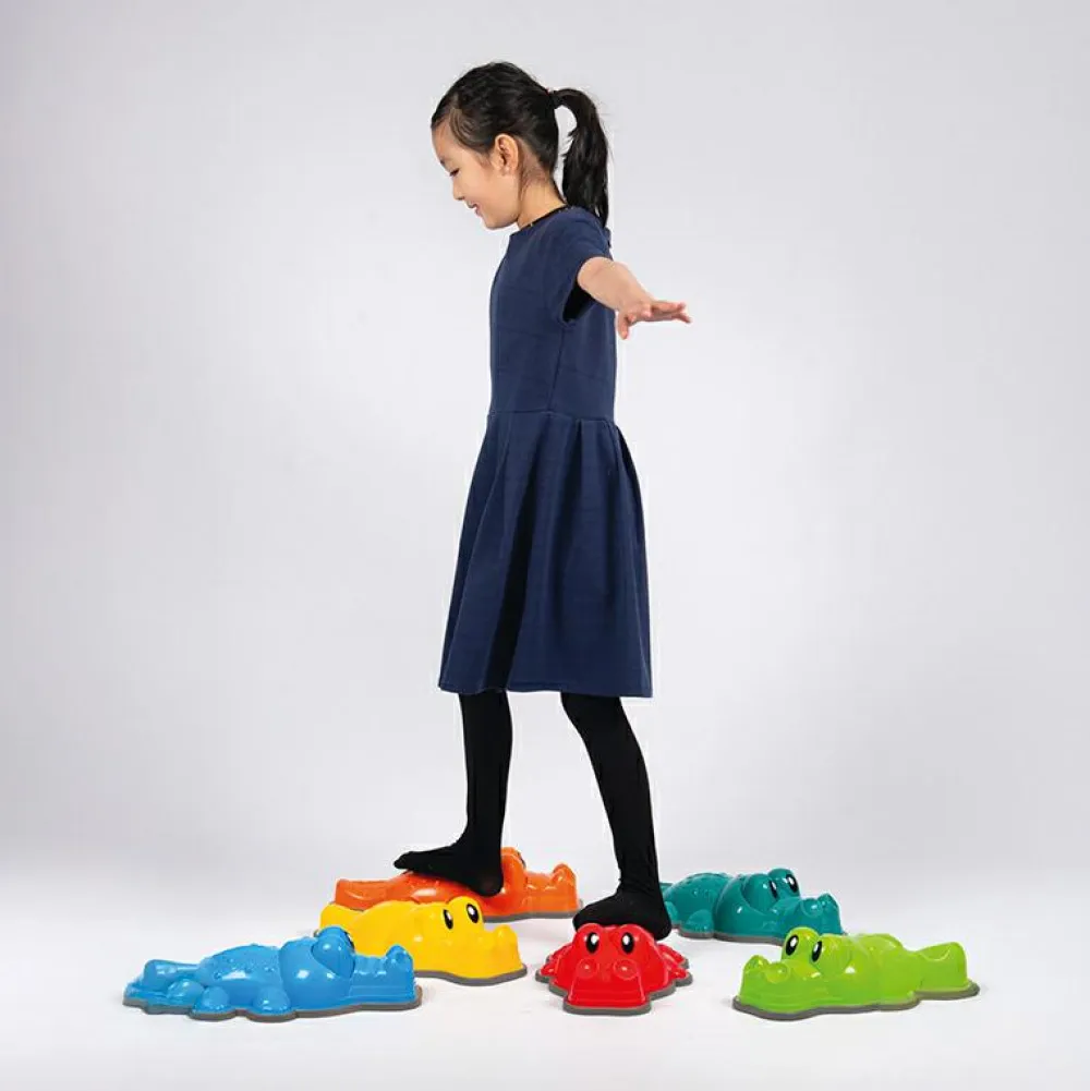 Balance-krokodiller, 6 stk