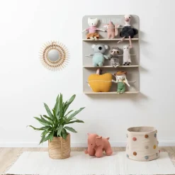 Best Bamse-hotel - Wall of Friends (grå/natur)