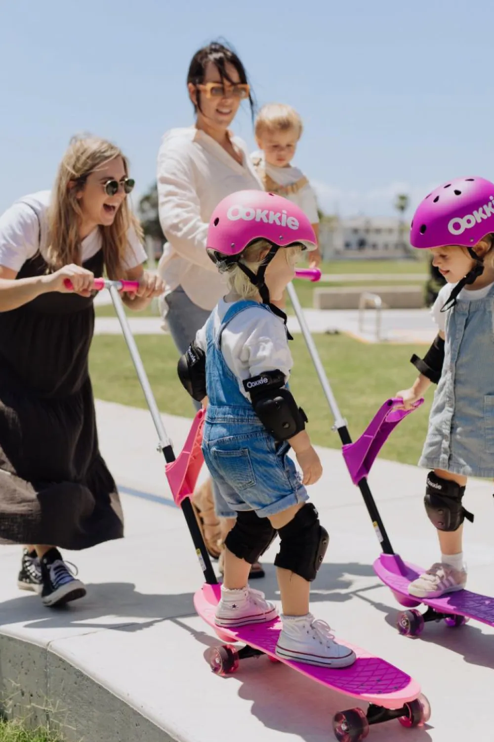 Sale Ookkie Begynder-skateboard - Pink
