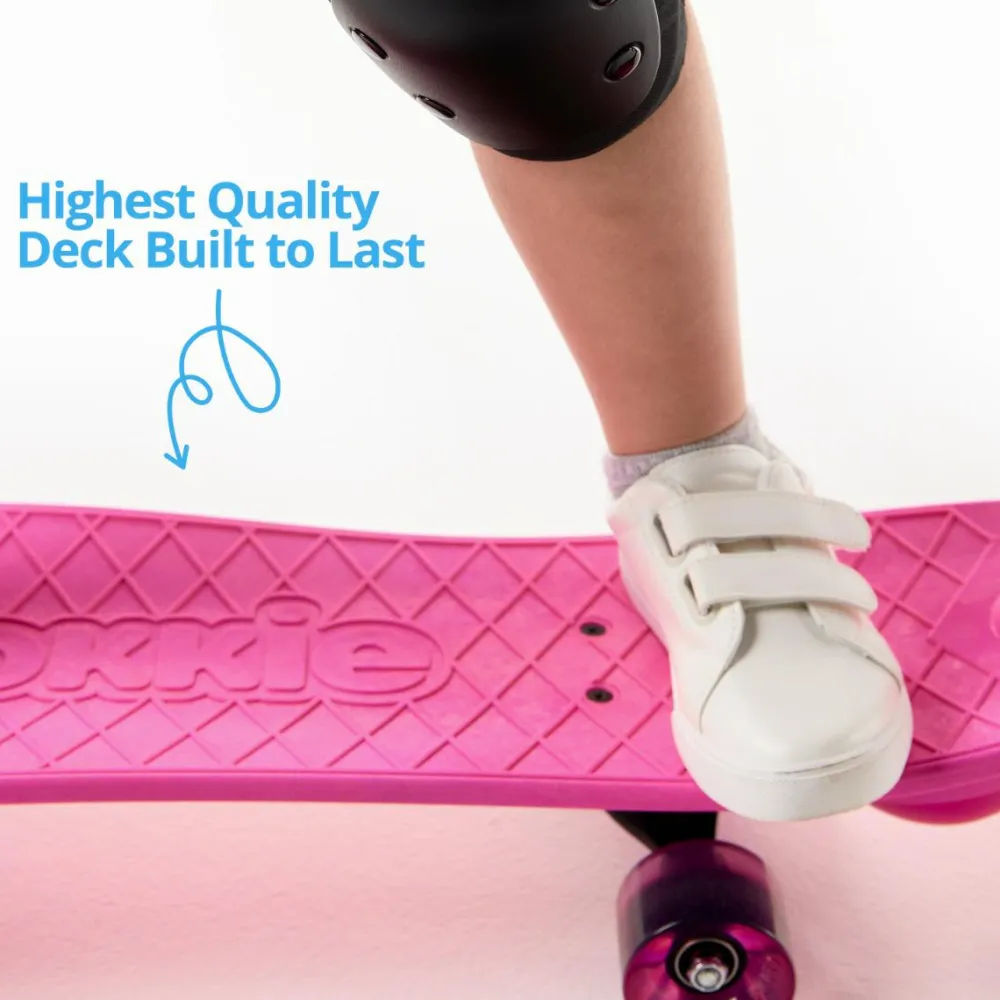 Sale Ookkie Begynder-skateboard - Pink