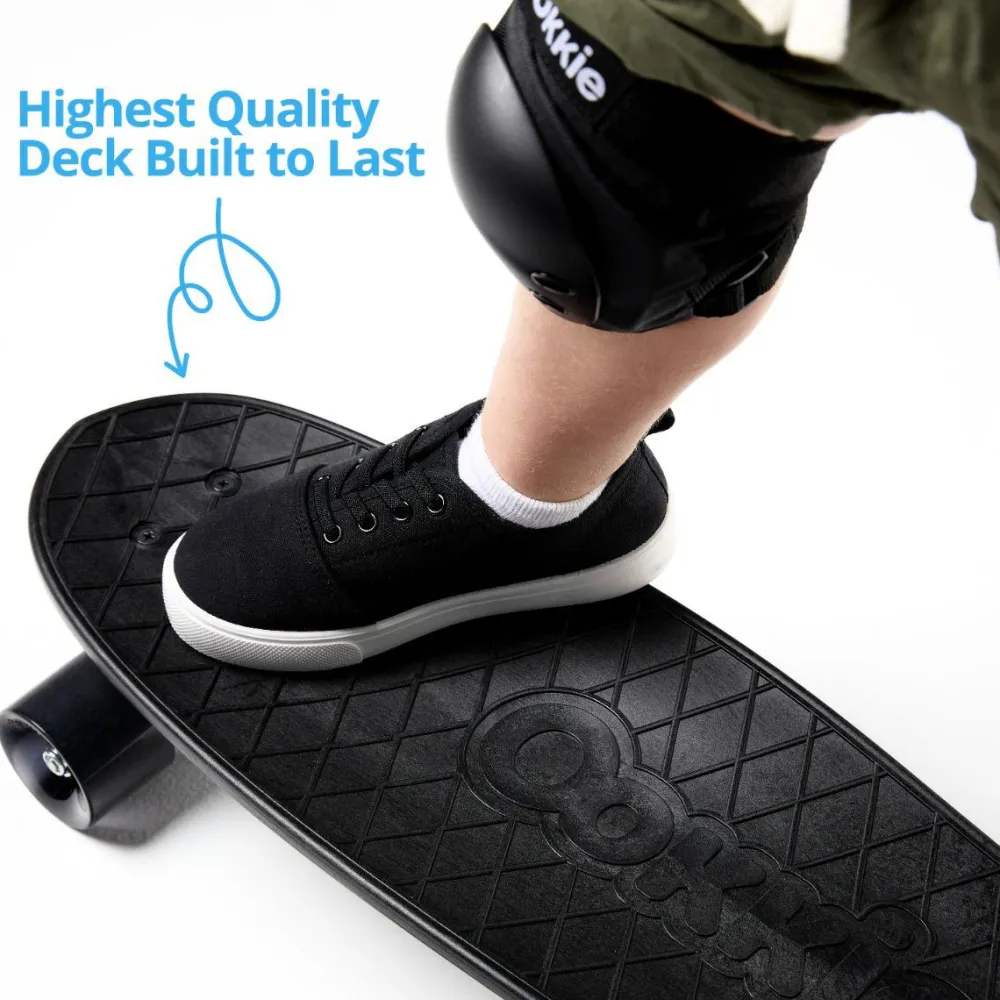 Clearance Ookkie Begynder-skateboard - Salvie grøn