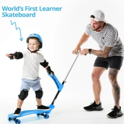 New Ookkie Begynder-skatebord - Blå