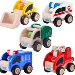 Sale Wonderworld Biler i træ, 1 stk