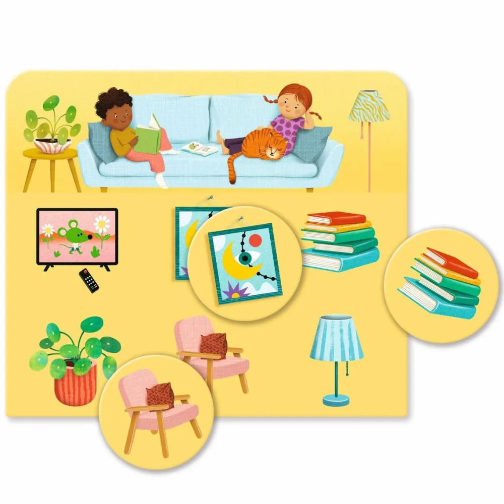 Clearance Djeco Billedlotteri - Mit hjem