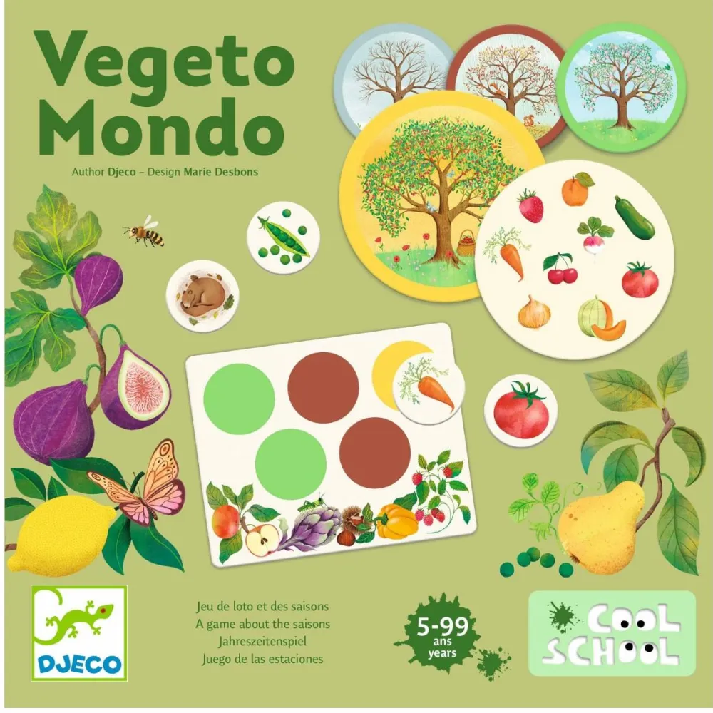 New Djeco Billedlotteri - Vegato Mondo