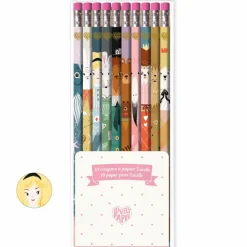 Online Djeco Blyanter m. viskelæder - Lucille, 10 stk