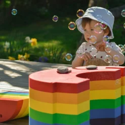 Discount bObles Elefant L - Rainbow