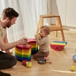 Discount bObles Elefant L - Rainbow