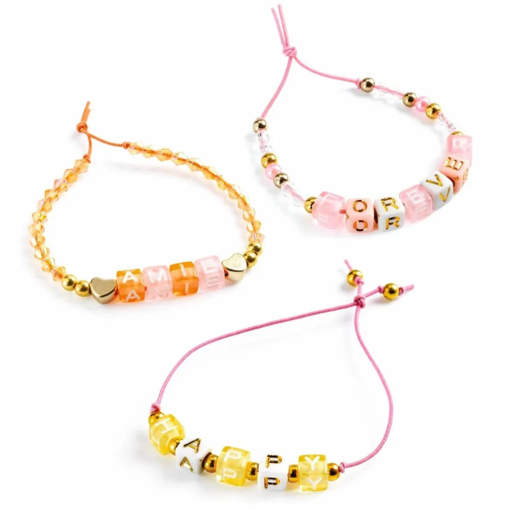 Best Djeco Bogstavperler - Guldmix, 1.000 stk