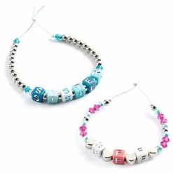 Best Djeco Bogstavperler - Sølvmix, 1.000 stk