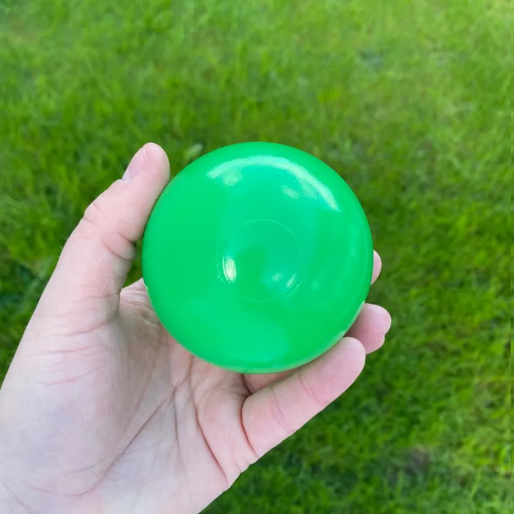 KiDKii Boldbassin bolde Ø7 cm - Klar grøn, 100 stk